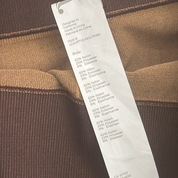 FABLETICS brown Seamless Fusion High-Waisted 7/8 Legging size xl - Picture 10 of 10